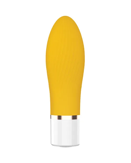 Female Sex Toys Nobu Mini Suba Ribbed Bullet Yellow Bodispa INC