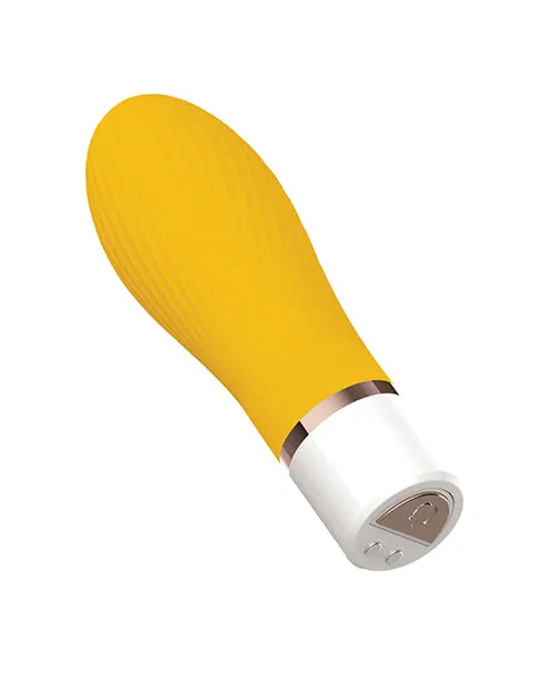 Female Sex Toys Nobu Mini Suba Ribbed Bullet Yellow Bodispa INC