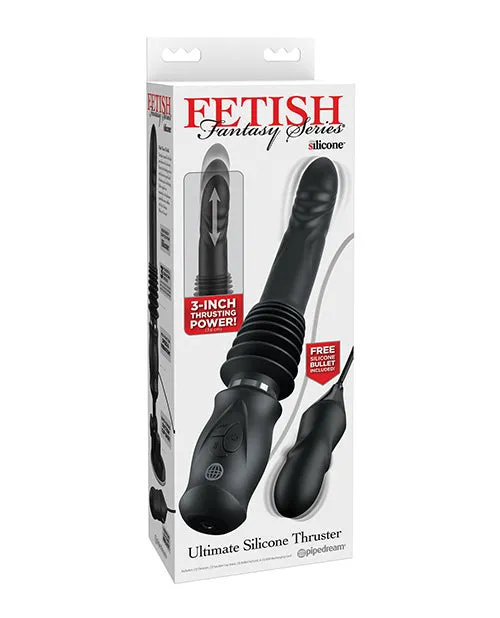 Female Sex Toys Pipedream Products Fetish Fantasy Series Ultimate Silicone Thruster Black