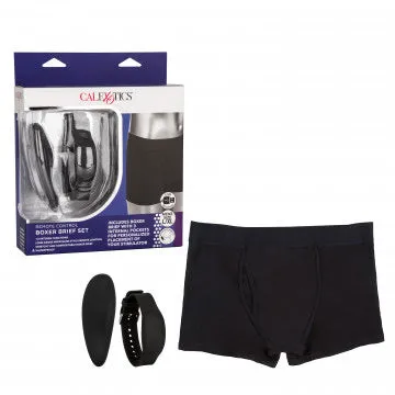 Female Sex Toys Remote control vibrating boxer briefs set Nice and nasty Bz