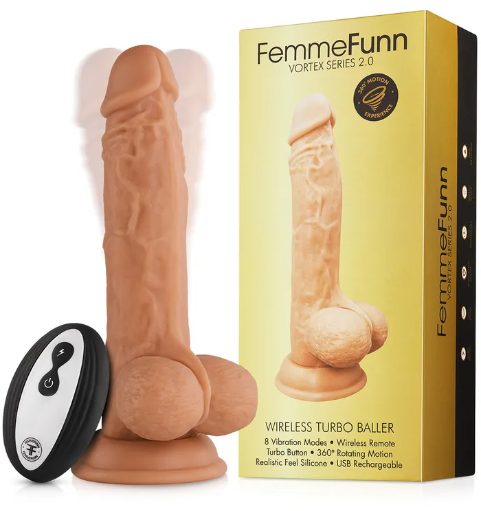 Femme Funn Vibrators Femme Funn Wireless Turbo Baller Assorted Colors