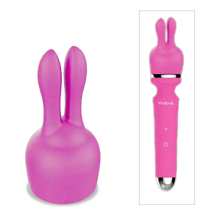 FemmeFunn Female Sex Toys FemmeFunn Nalone Bunny Wand Attachment Pink