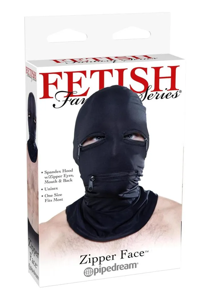 Fetish Fantasy Series Couples Fetish Fantasy Series Zipper Face Spandex Hood