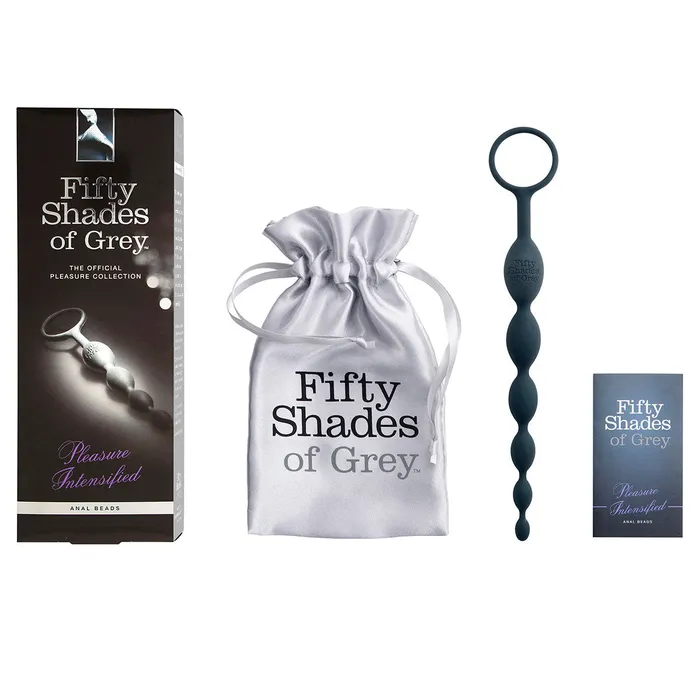 Fifty Shades Pleasure Intensified Anal Beads Fifty Shades of Grey Male Sex Toys