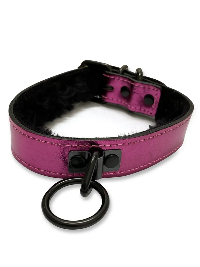 Fleece Lined Collar Pink Kookie International Vibrators