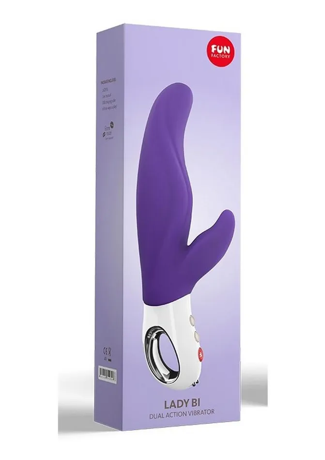 Fun Factory Female Sex Toys Lady Bi Silicone Vibrator with Clitoral Stimulator