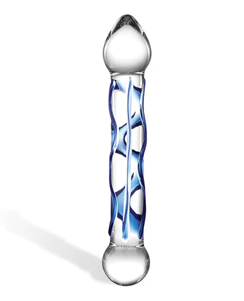 Glas 65 Tip Textured Glass Dildo Electric Eel INC Dildos