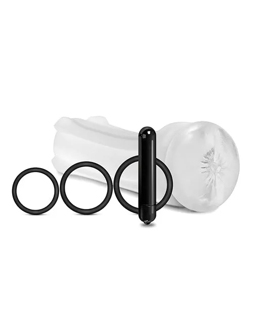 Global Novelties LLC Anal Bum Rush Vibrating Ass Pack Kit Of 5 Clear