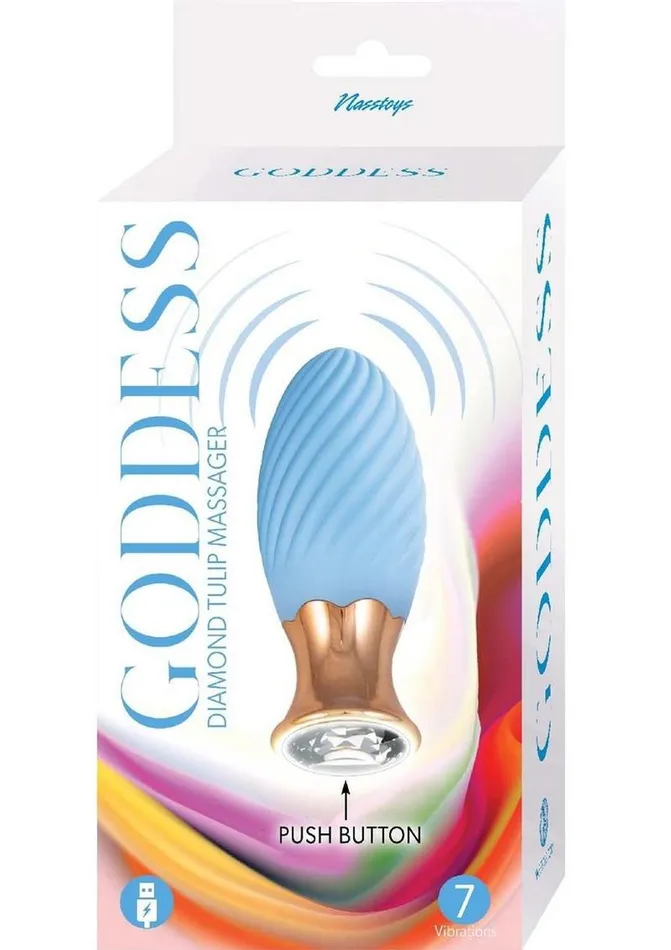 Goddess Female Sex Toys Goddess Diamond Tulip Rechargeable Silicone Massager