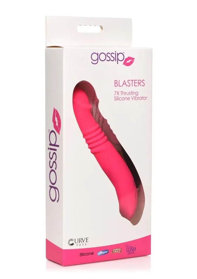 Gossip Female Sex Toys Gossip Blasters 10x Rechargeable Silicone Thrusting Vibrator