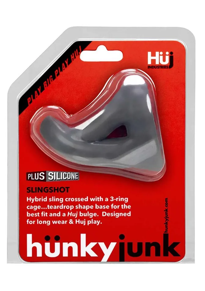 Hunkyjunk Male Sex Toys Hunkyjunk Slingshot Silicone 3 Ring Teardrop Cock Ring