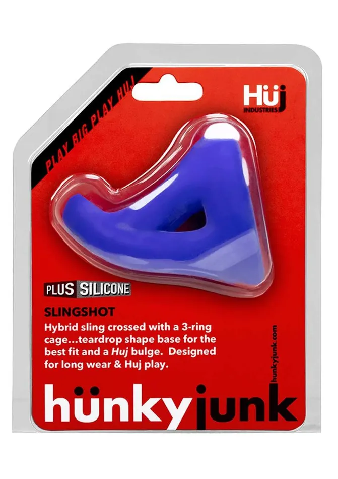 Hunkyjunk Male Sex Toys Hunkyjunk Slingshot Silicone 3 Ring Teardrop Cock Ring