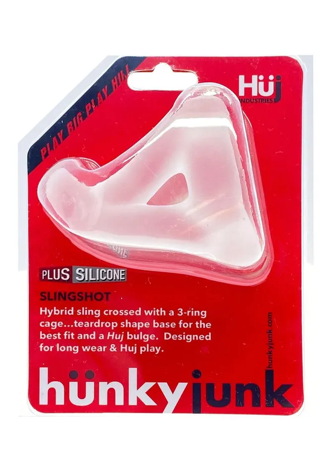 Hunkyjunk Male Sex Toys Hunkyjunk Slingshot Silicone 3 Ring Teardrop Cock Ring