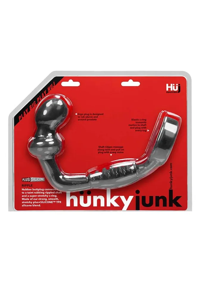 Hunkyjunk Ripple Silicone Textured Asslock Hunkyjunk Male Sex Toys