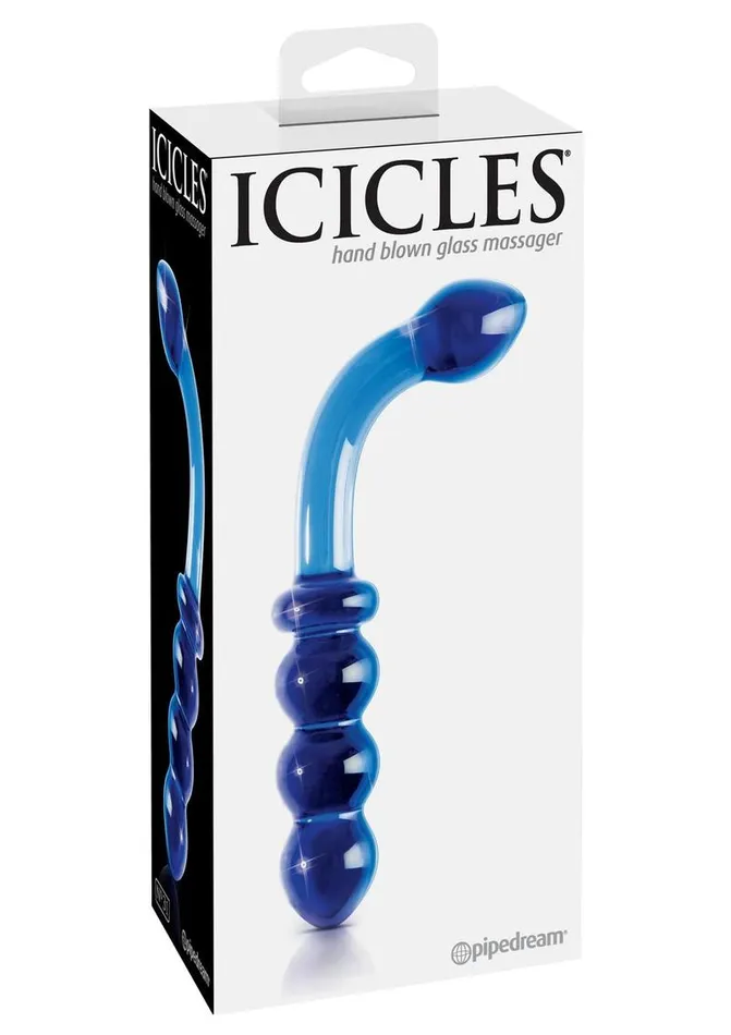 Icicles Anal Icicles No 31 DoubleSided Glass GSpot Massager and Anal Probe