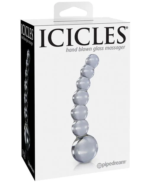 Icicles No 66 Glass G Spot Dong Clear Pipedream Products Dildos