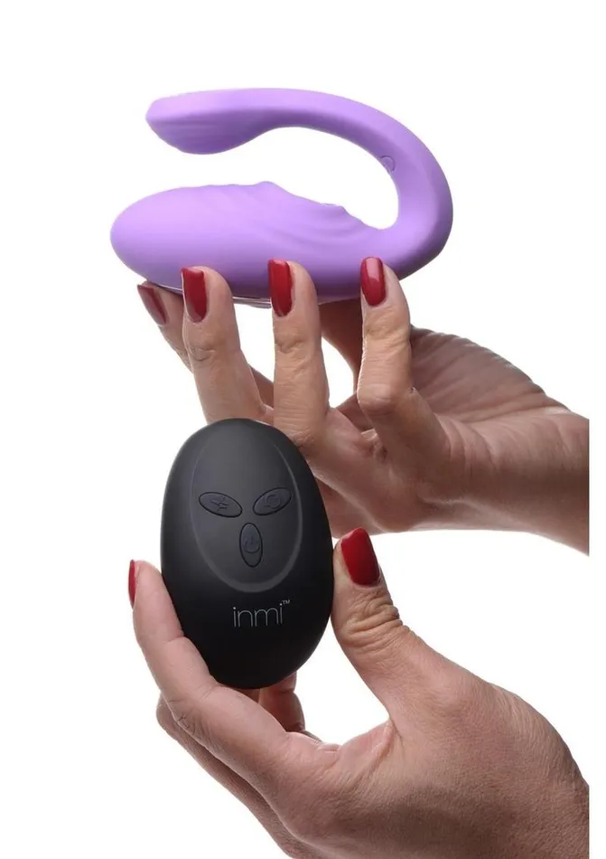 Inmi 7x Pulse Pro Pulsing Silicone Rechargeable Clit Stim Vibe with Remote Control Inmi Female Sex Toys