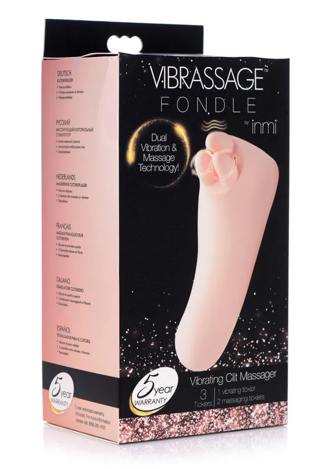 Inmi Vibrassage Fondle Silicone Vibrating Clit Inmi Female Sex Toys