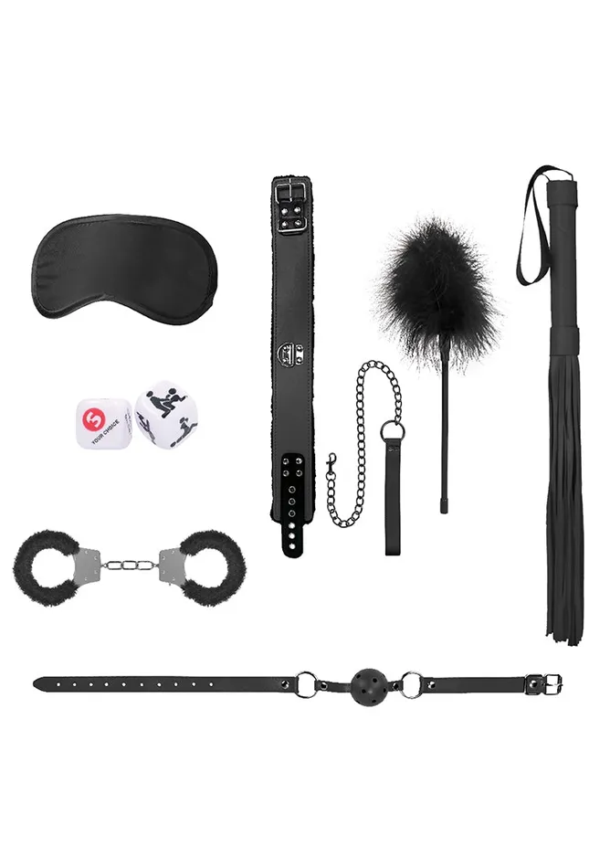 Introductory Bondage Kit 6 Black Shots America Anal