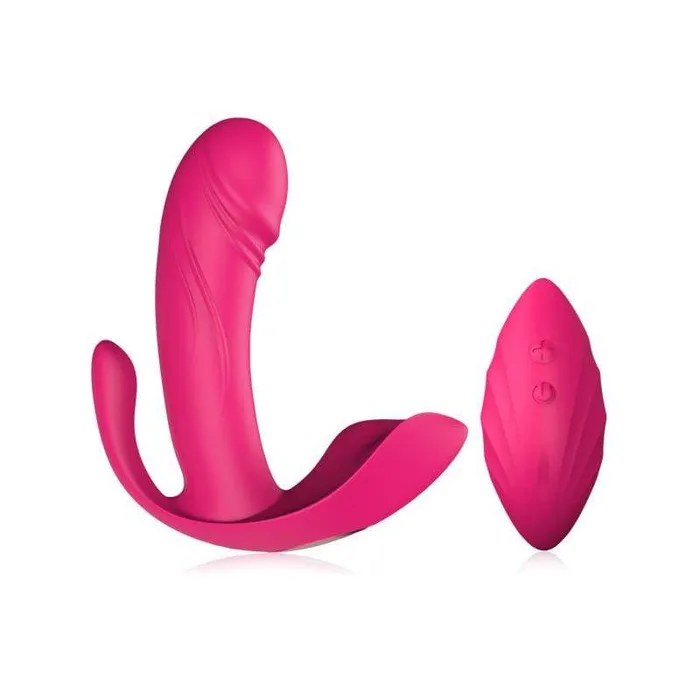 Invisible Wearable Vibrator Clitoris Vagina Anus Stimulator Adult Toy ADLTOYFUN Vibrators