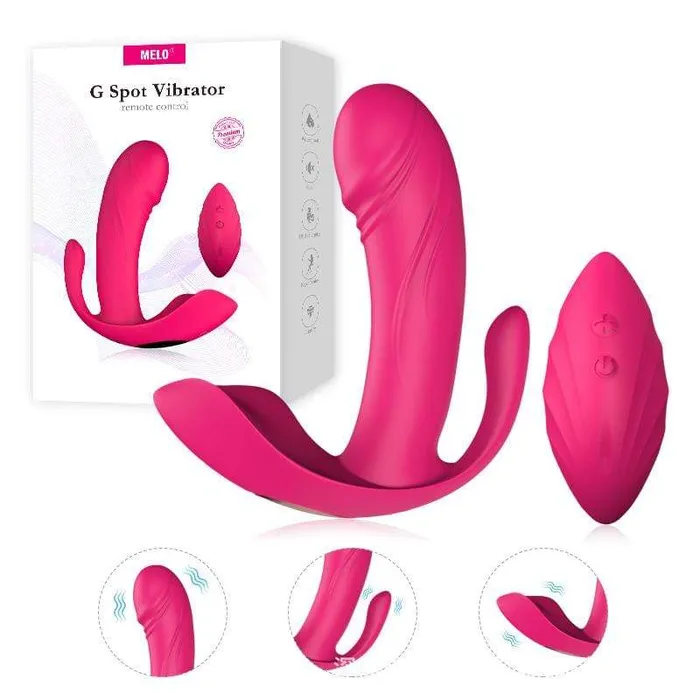 Invisible Wearable Vibrator Clitoris Vagina Anus Stimulator Adult Toy ADLTOYFUN Vibrators