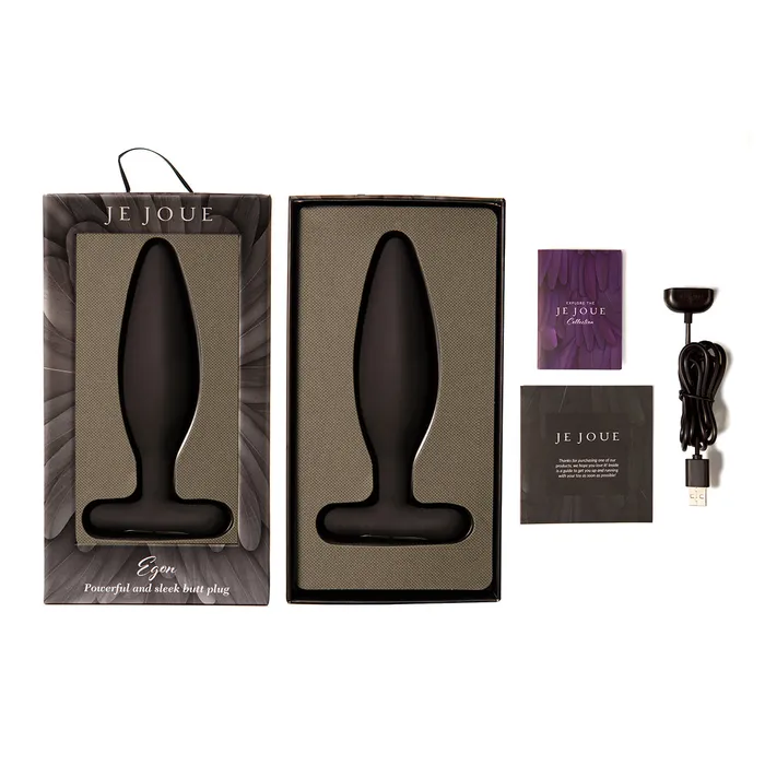 Je Joue Egon Vibrating Butt Plug Black Je Joue Anal