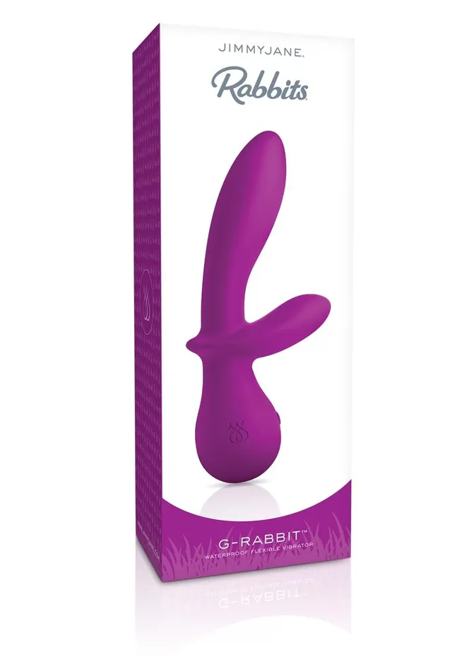 Jimmyjane Jimmyjane GRabbit Rechargeable Silicone Flexible Rabbit Vibrator Female Sex Toys