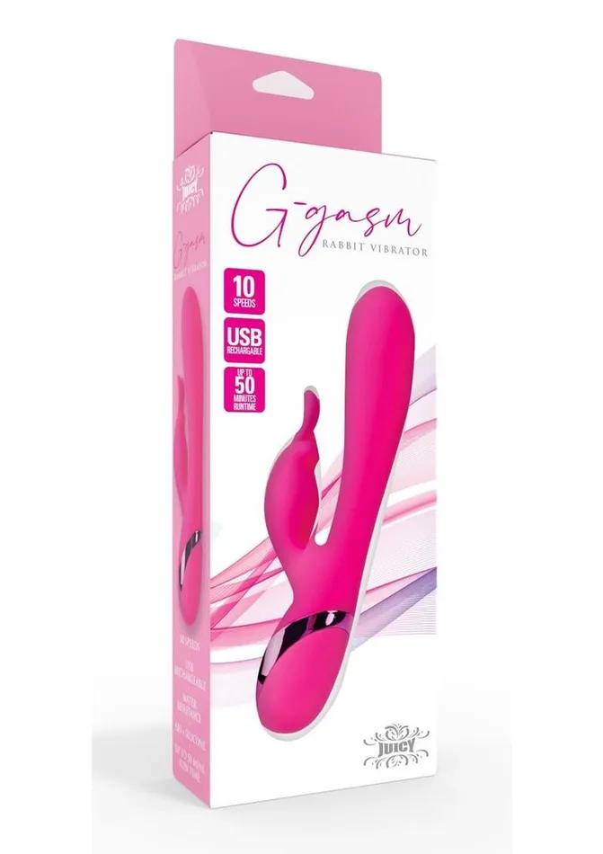 Juicy Female Sex Toys Juicy GGasm Rabbit Stimulator Rechargeable Rabbit Vibrator