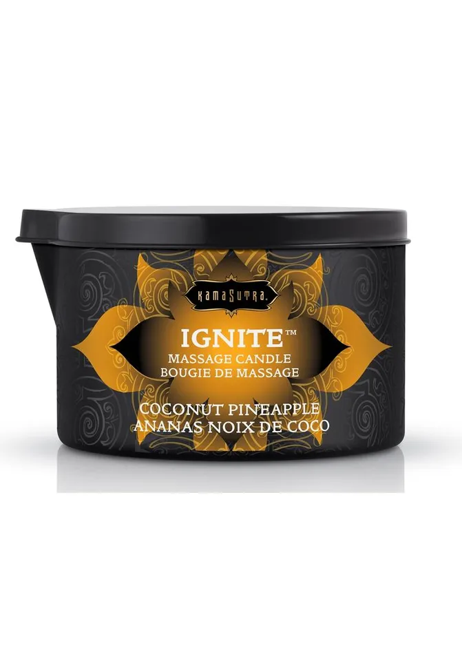 Kama Sutra Ignite Massage Candle Coconut Pineapple Ignite Massage Candle Couples