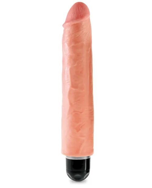 King Cock 10 Vibrating Stiffy Flesh Pipedream Products Dildos