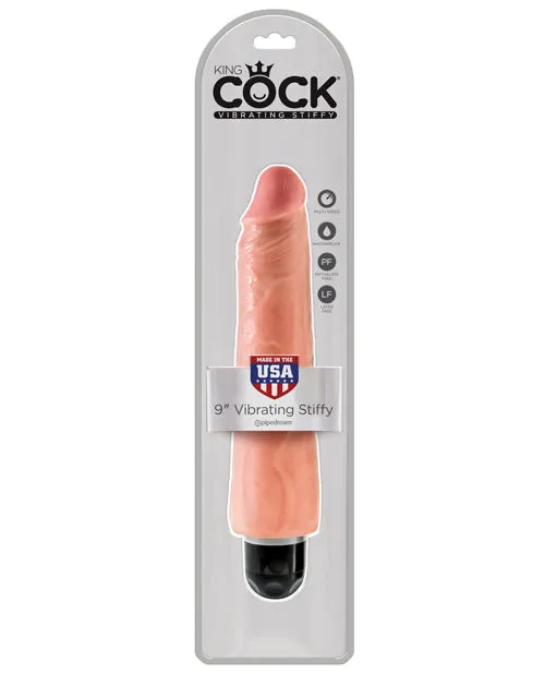 King Cock 9 Vibrating Stiffy Flesh Pipedream Products Dildos