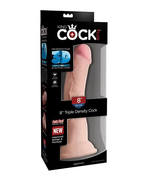 King Cock Plus 8 Triple Density Cock Pipedream Products Dildos