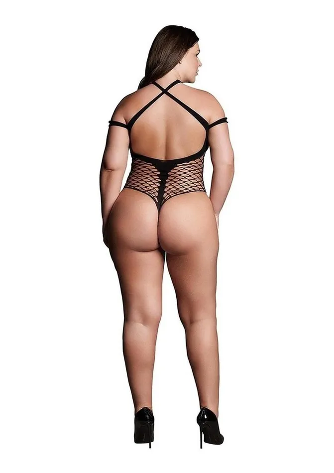 Le Desir Le Desir Shade Leda Xiii Body with Crossed Neckline and Off Shoulder Straps Male Sex Toys