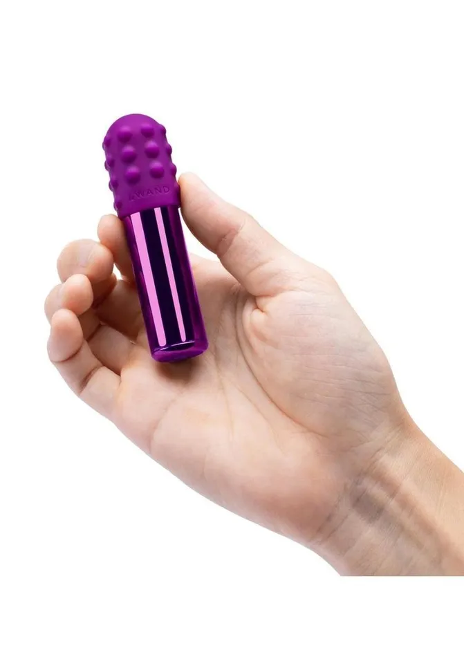 Le Wand Le Wand Bullet Rechargeable Vibrator with Textured Silicone Sleeve and Ring Female Sex Toys