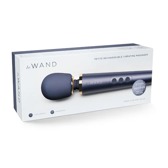 Le Wand Le Wand Petite Vibrating Massager Navy Blue Vibrators