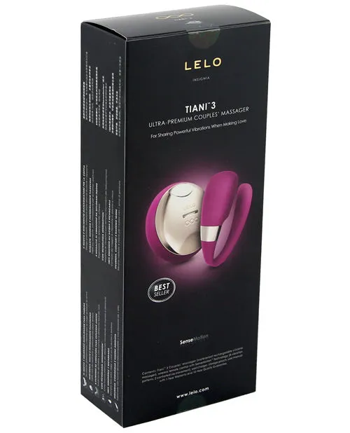 Lelo INC Vibrators LELO Tiani 3 Couples Massager Deep Rose