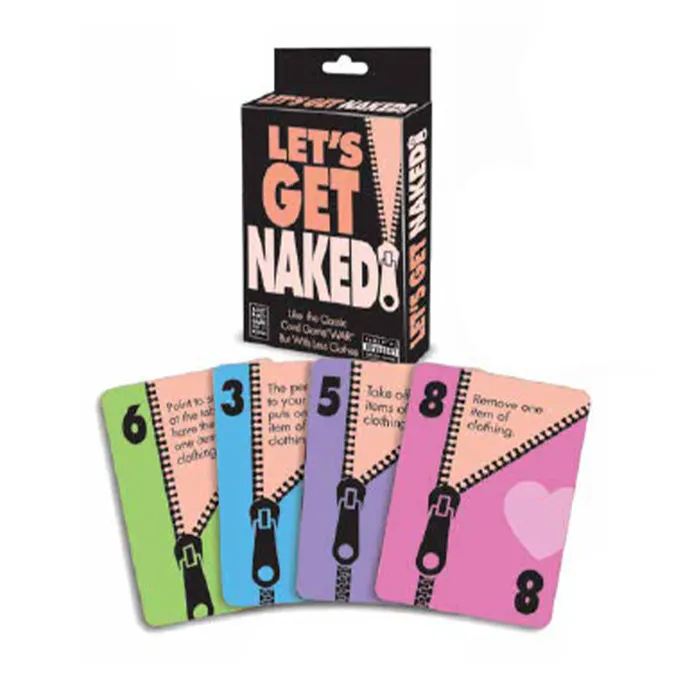 Lets Get Naked Party Card Game Little Genie Games