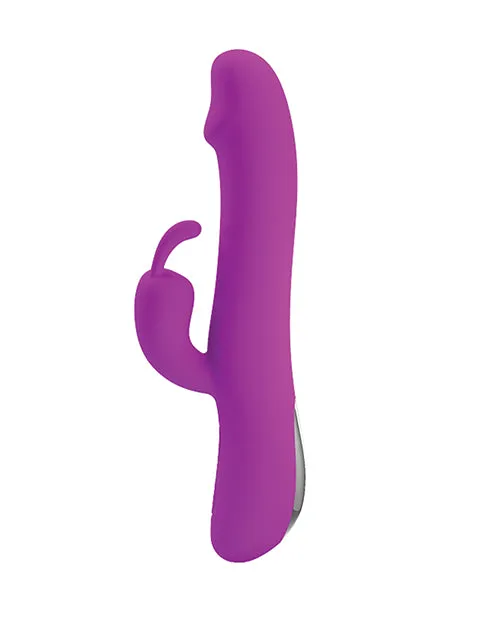 Liaoyang Baile Health Care Produ Vibrators Natural Motion 7 Function Thrusting Rabbit Fuchsia