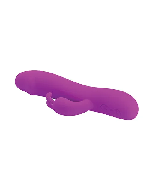 Liaoyang Baile Health Care Produ Vibrators Natural Motion 7 Function Thrusting Rabbit Fuchsia