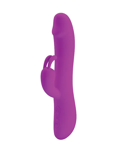 Liaoyang Baile Health Care Produ Vibrators Natural Motion 7 Function Thrusting Rabbit Fuchsia