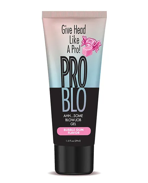 Little Genie Productions LLC Enhancers Problo Ahhsome Blow Job Gel Blueberry 15 oz