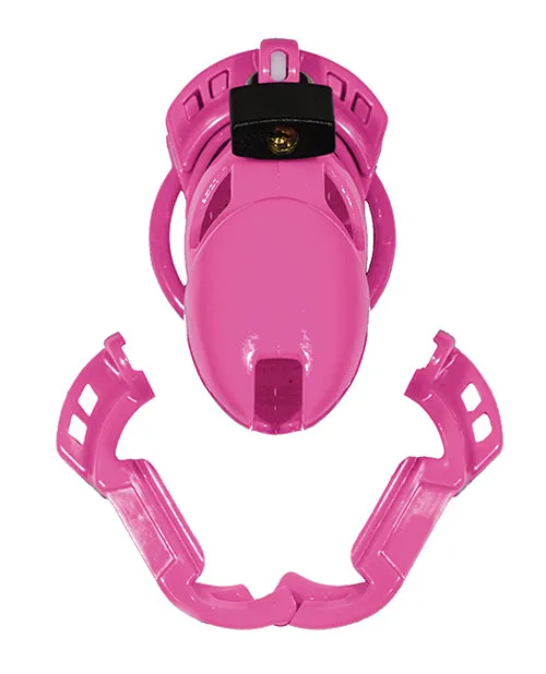 Locked In Lust The Vice Standard Chastity Cage Pink Ll Creations LLC Male Sex Toys