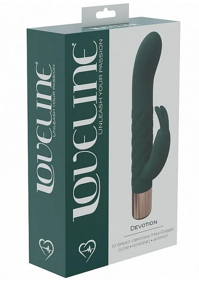 Loveline Devotion Silicone Rechargeable 10 Speed Mini Rabbit Forest Loveline Female Sex Toys