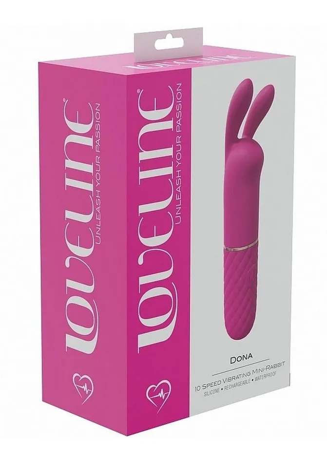 Loveline Female Sex Toys Loveline Dona Mini Rabbit Silicone Rechargeable Vibrator