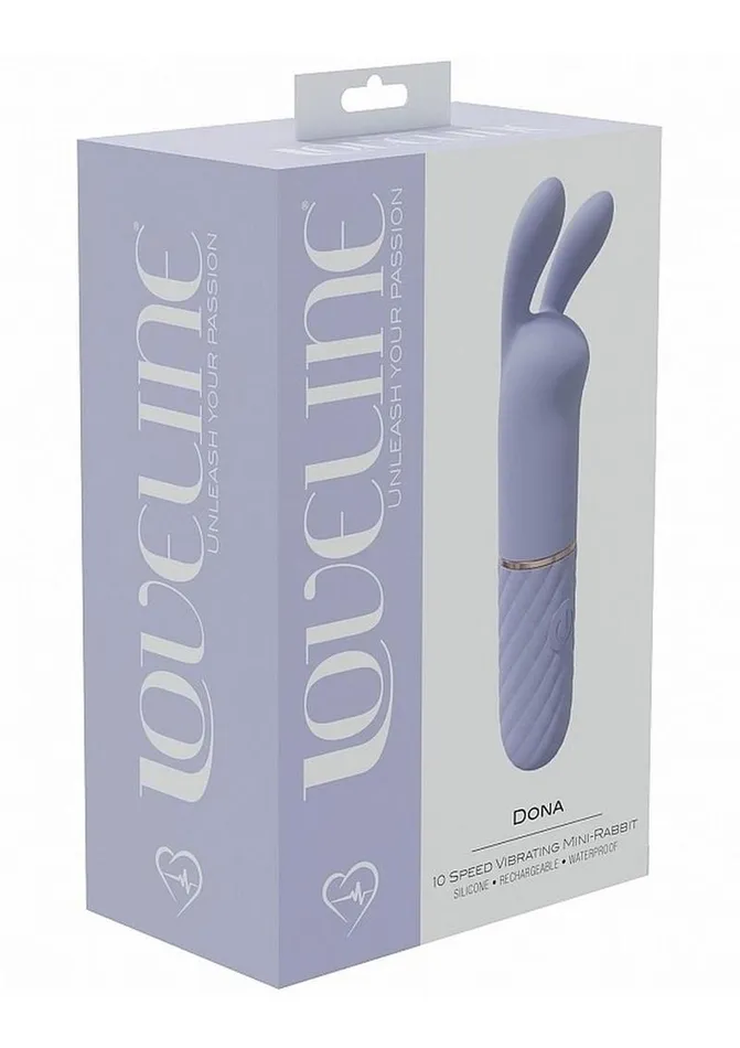 Loveline Female Sex Toys Loveline Dona Mini Rabbit Silicone Rechargeable Vibrator