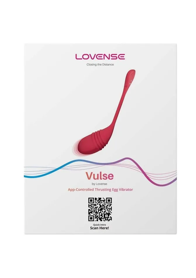 Lovense Vulse Rechargeable Silicone Egg Vibrator Lovense Female Sex Toys