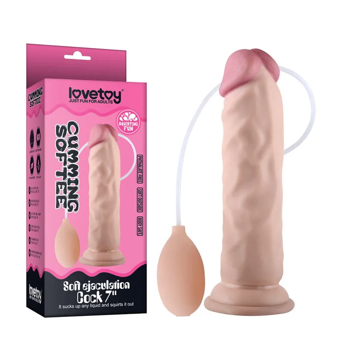 Lovetoy Lovetoy 85 Cumming Softee Soft Ejaculation Cock Dildos