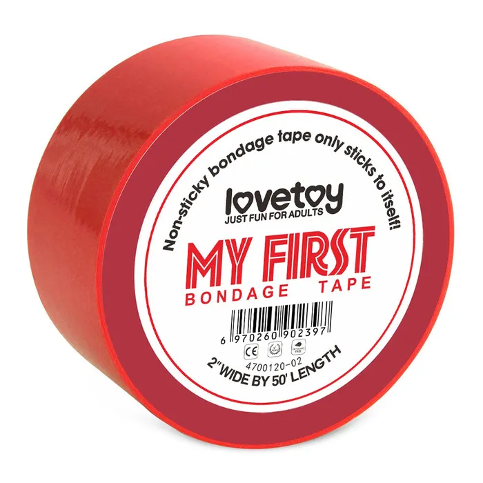 Lovetoy Vibrators Lovetoy My First Bondage Tape 2 Red