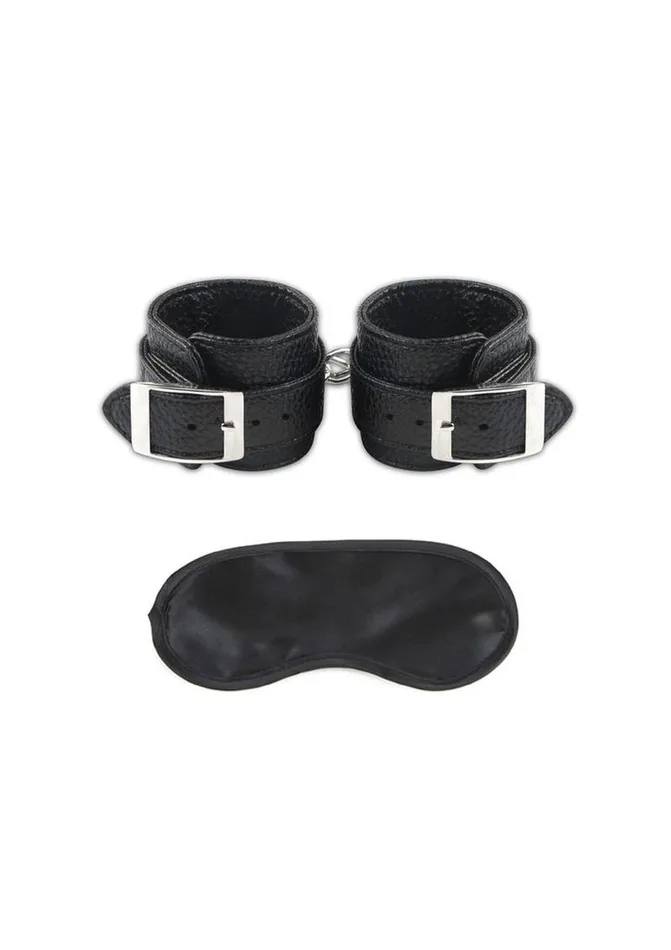 Lux Fetish Couples Lux Fetish Unisex Leatherette Cuffs Adjustable