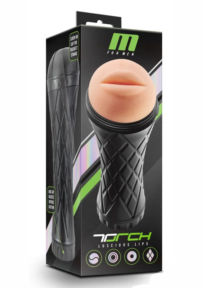 M For Men The Torch Luscious Lips Masturbator Mouth M for Men Male Sex Toys